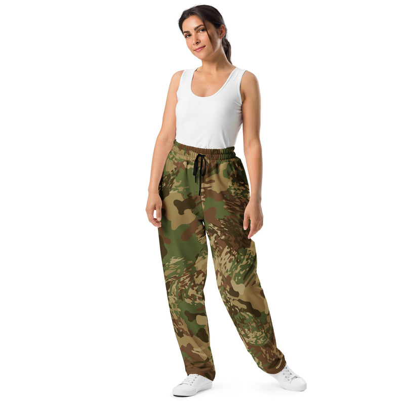 Brushstroke Anti-poaching CAMO Unisex Wide-Leg Joggers