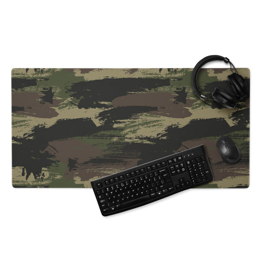 Brushstroke Jungle CAMO Gaming mouse pad - 36″×18″ - Mouse Pad