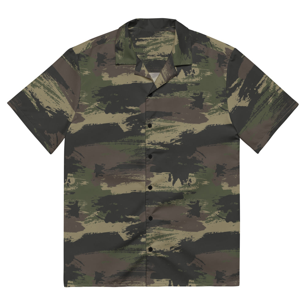 Brushstroke Jungle CAMO Unisex button shirt - 2XS - Button Shirt