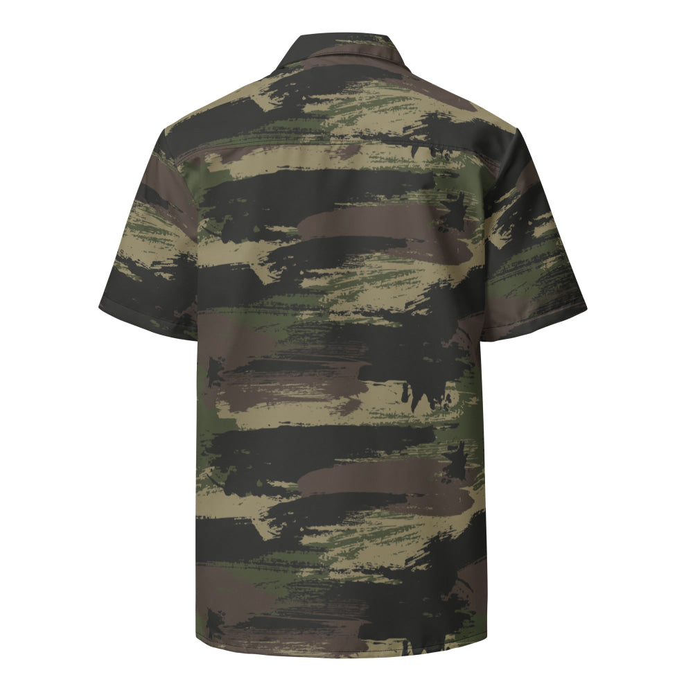 Brushstroke Jungle CAMO Unisex button shirt - Button Shirt