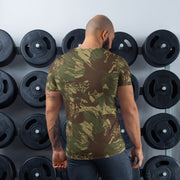 Brushstroke Rhodesian CAMO Mens Athletic T-Shirt - Shirt