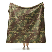 Brushstroke Rhodesian CAMO Sherpa Blanket - 60″×80″