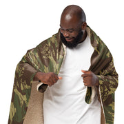Brushstroke Rhodesian CAMO Sherpa Blanket