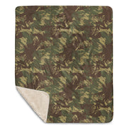 Brushstroke Rhodesian CAMO Sherpa Blanket