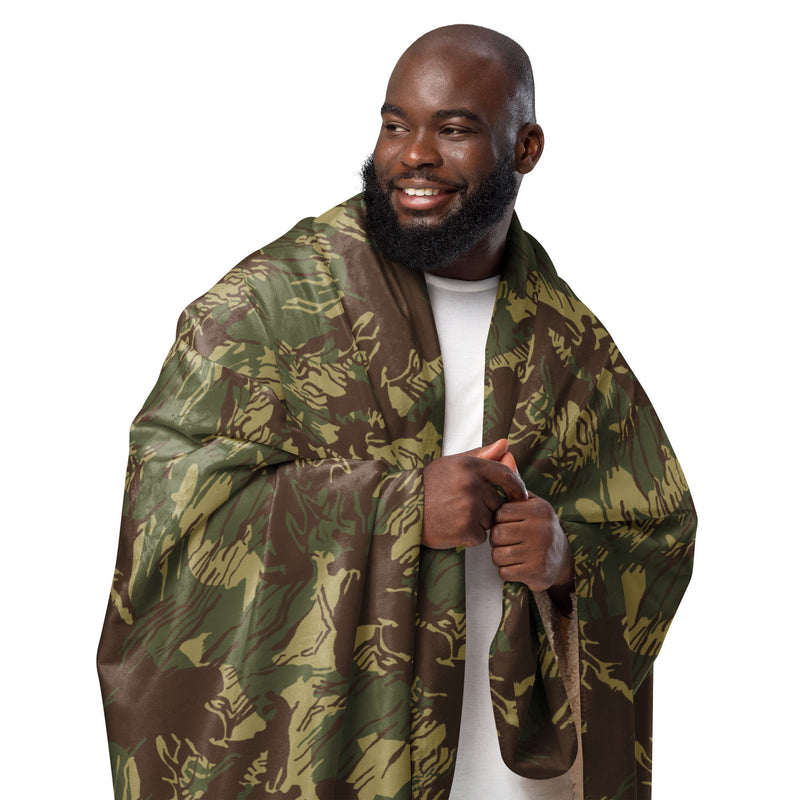 Brushstroke Rhodesian CAMO Sherpa Blanket