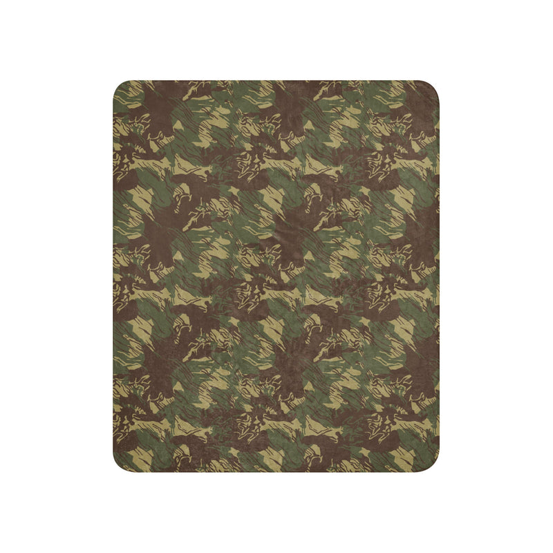 Brushstroke Rhodesian CAMO Sherpa Blanket