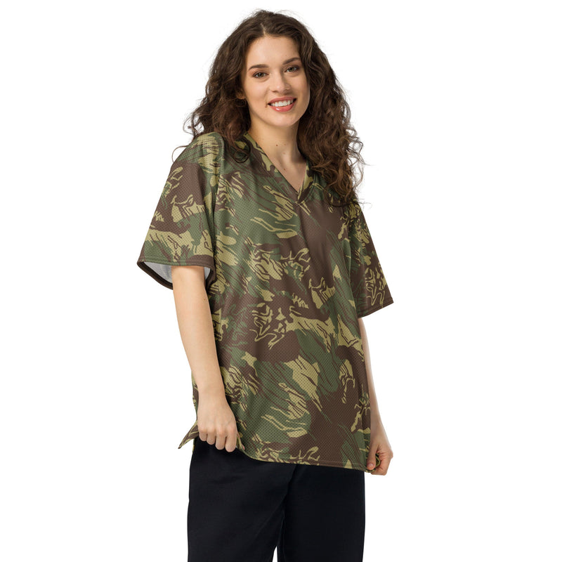 Brushstroke Rhodesian CAMO Unisex American Football Jersey