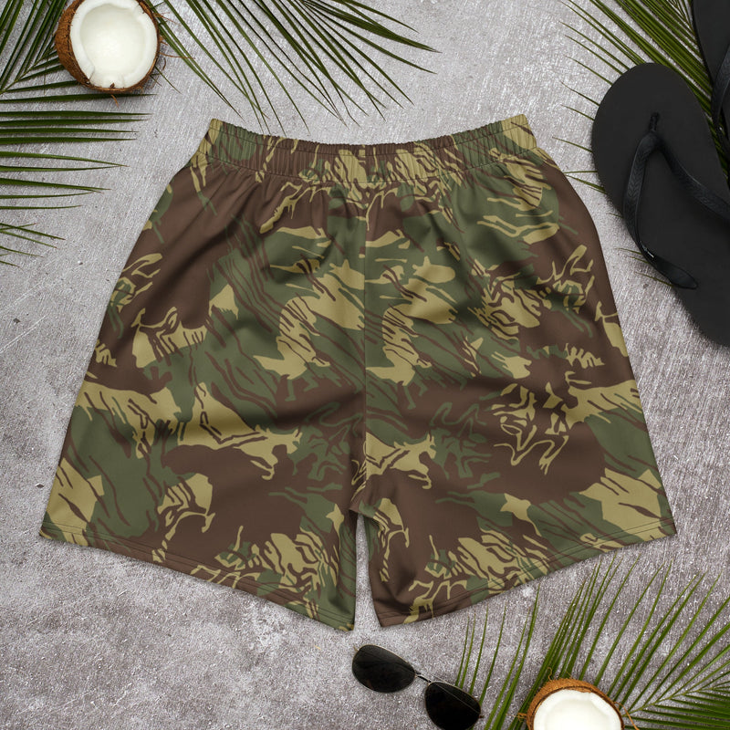 Brushstroke Rhodesian CAMO Unisex Athletic Long Shorts