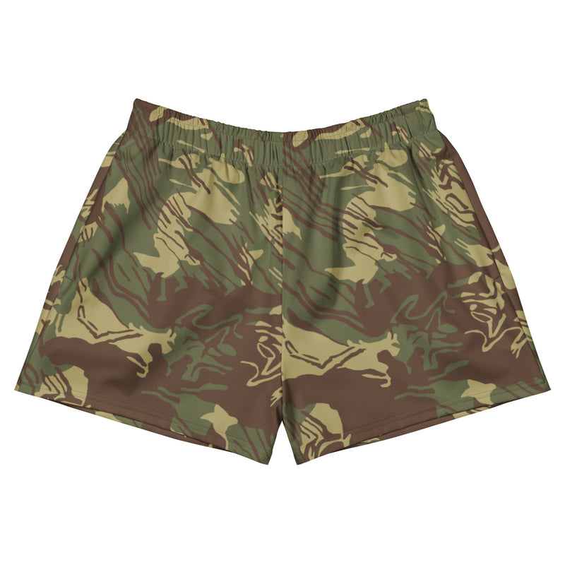 Brushstroke Rhodesian CAMO Unisex Athletic Shorts