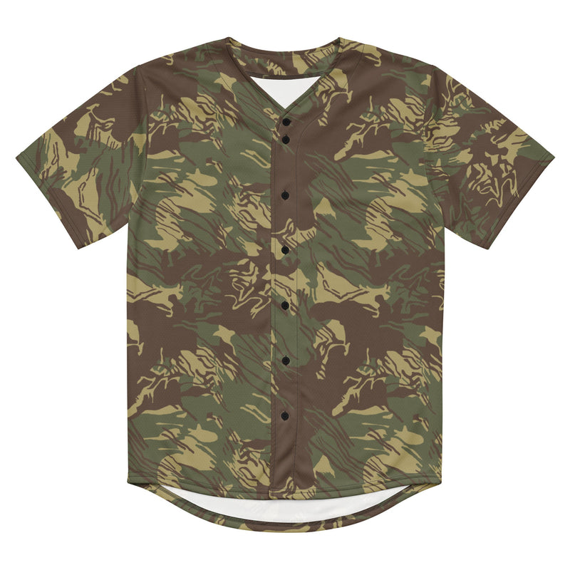 Brushstroke Rhodesian CAMO Unisex Baseball Jersey