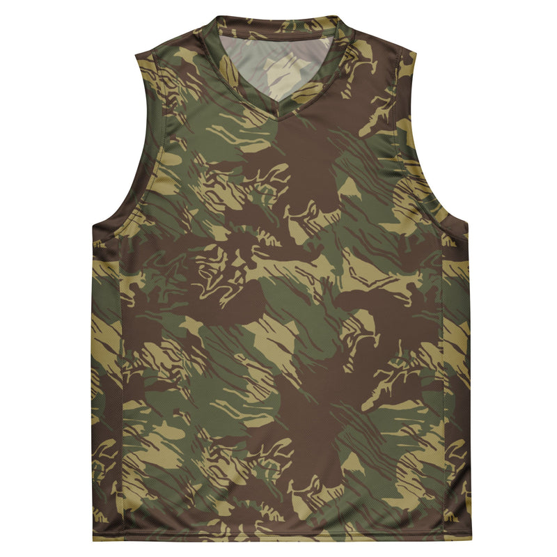 Brushstroke Rhodesian CAMO Unisex Basketball Jersey