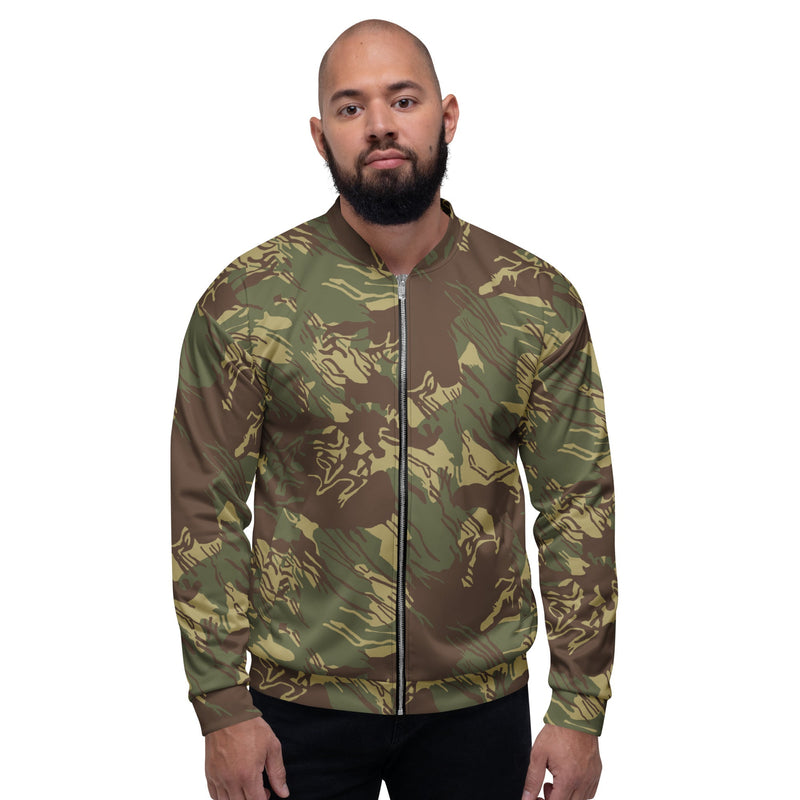 Brushstroke Rhodesian CAMO Unisex Bomber Jacket