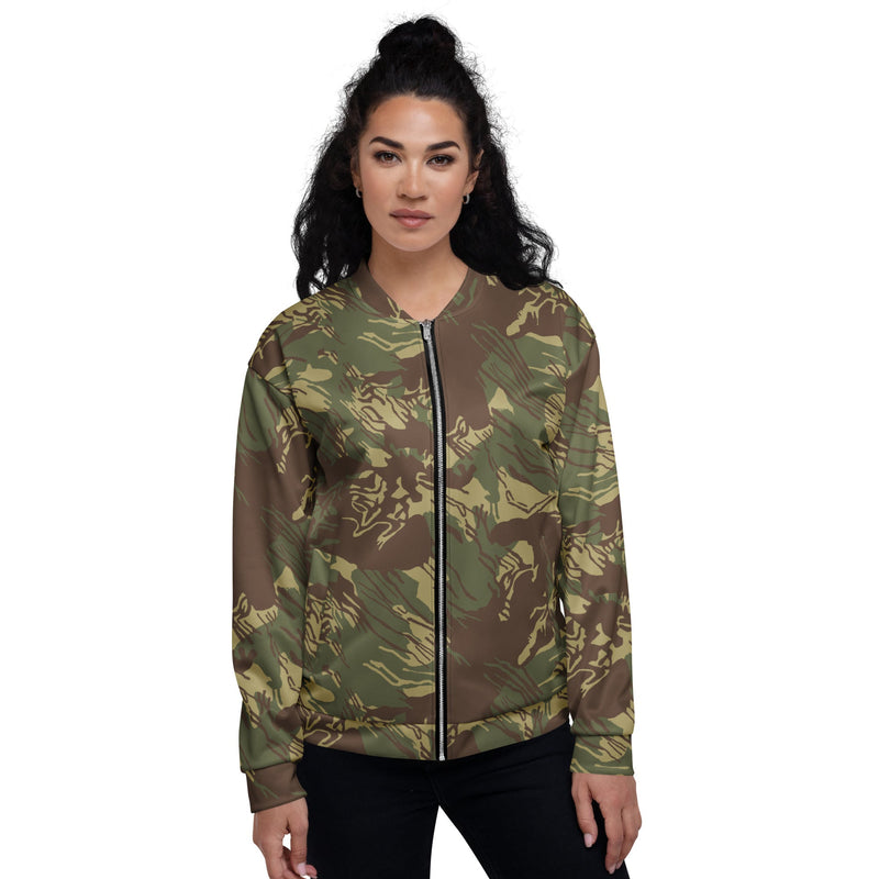 Brushstroke Rhodesian CAMO Unisex Bomber Jacket