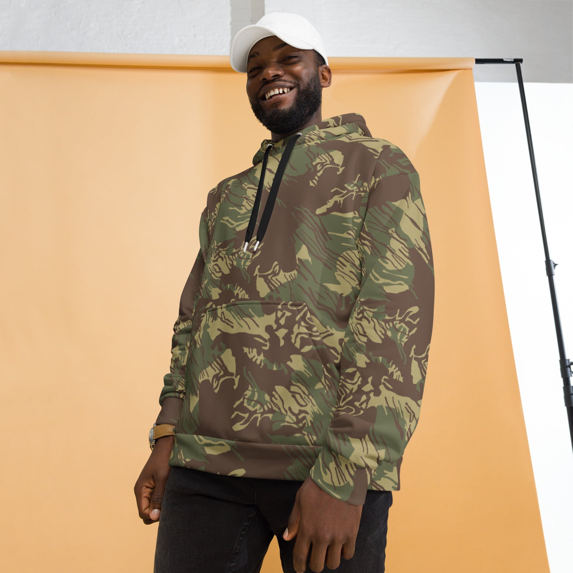 CAMO HQ - Brushstroke Rhodesian CAMO Unisex Hoodie - Worldwide