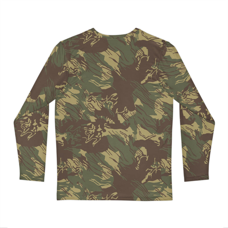 Brushstroke Rhodesian CAMO Unisex Long-Sleeve Shirt