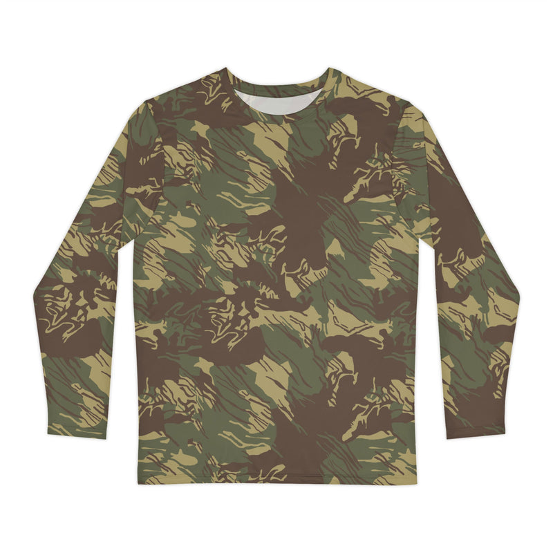 Brushstroke Rhodesian CAMO Unisex Long-Sleeve Shirt