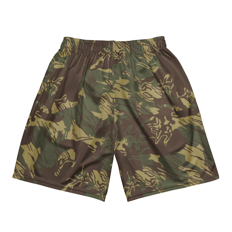 Brushstroke Rhodesian CAMO Unisex Mesh Shorts