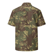 Brushstroke Rhodesian CAMO Unisex Short-Sleeve Button Shirt - Button-Up