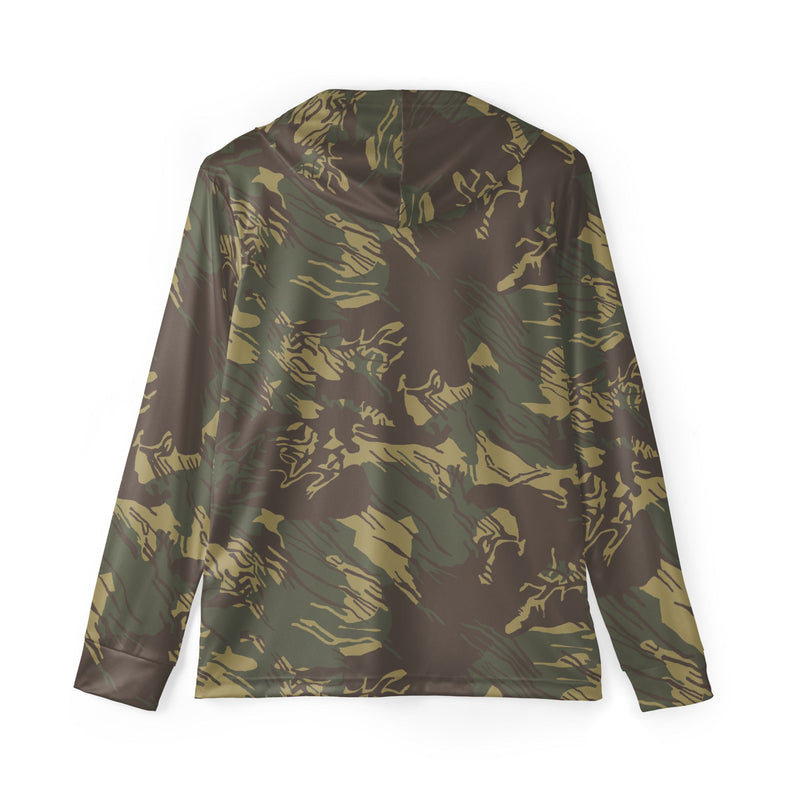 Brushstroke Rhodesian CAMO Unisex Sports Warmup Hoodie