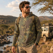 Brushstroke Rhodesian CAMO Unisex Sports Warmup Hoodie - XS