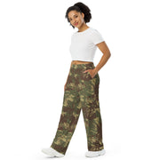 Brushstroke Rhodesian CAMO Unisex Wide-Leg Leisure Pants - Pant