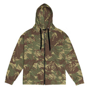 Brushstroke Rhodesian CAMO Unisex Zip Hoodie - 2XS