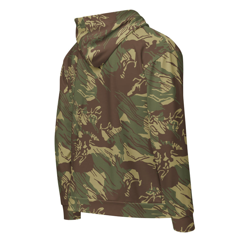 Brushstroke Rhodesian CAMO Unisex Zip Hoodie