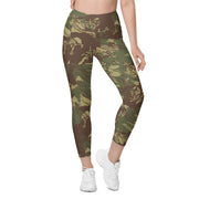 Brushstroke Rhodesian CAMO Womens Leggings with Pockets - Women