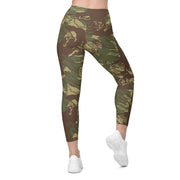 Brushstroke Rhodesian CAMO Womens Leggings with Pockets - Women