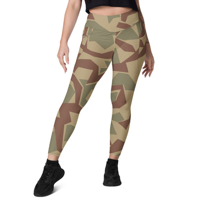 Bulgarian 1951 Splinter CAMO Leggings with pockets - Womens With Pockets