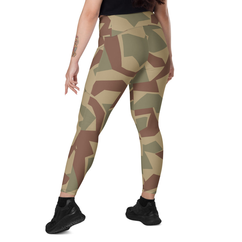 Bulgarian 1951 Splinter CAMO Leggings with pockets - Womens With Pockets