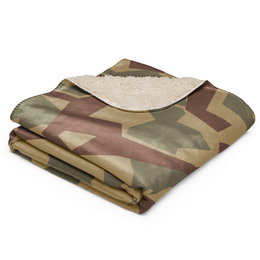 Bulgarian 1951 Splinter CAMO Sherpa blanket - Blanket