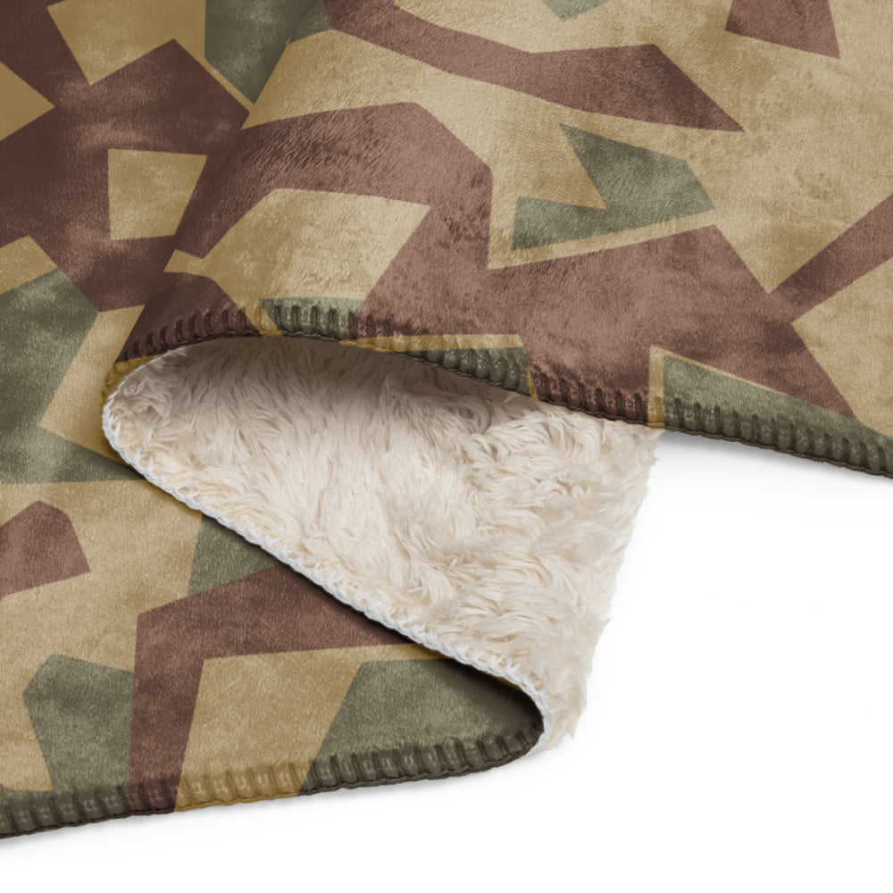 Bulgarian 1951 Splinter CAMO Sherpa blanket - Blanket