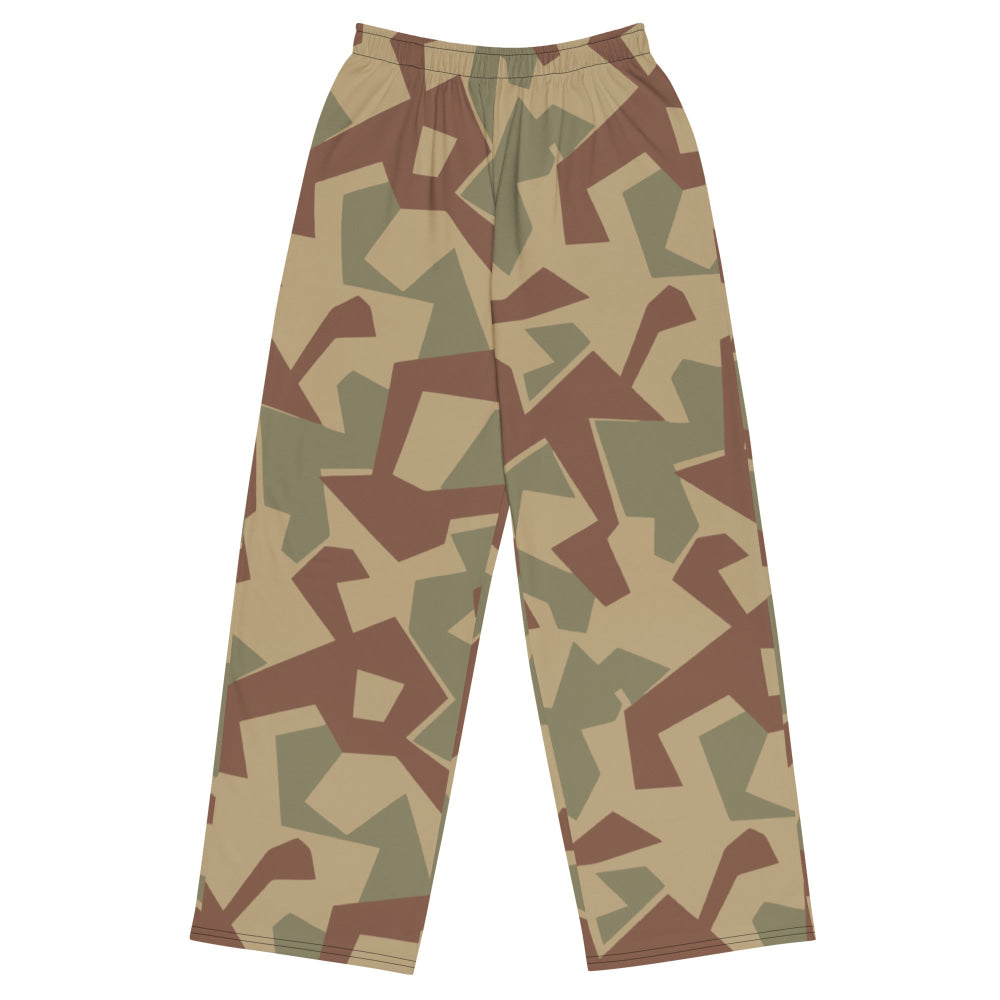 Bulgarian 1951 Splinter CAMO unisex wide-leg pants - 2XS - Unisex Wide-Leg Pants