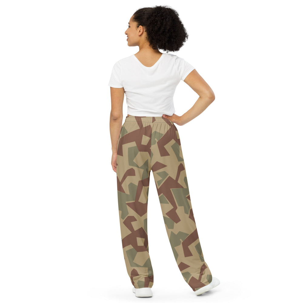 Bulgarian 1951 Splinter CAMO unisex wide-leg pants - Unisex Wide-Leg Pants