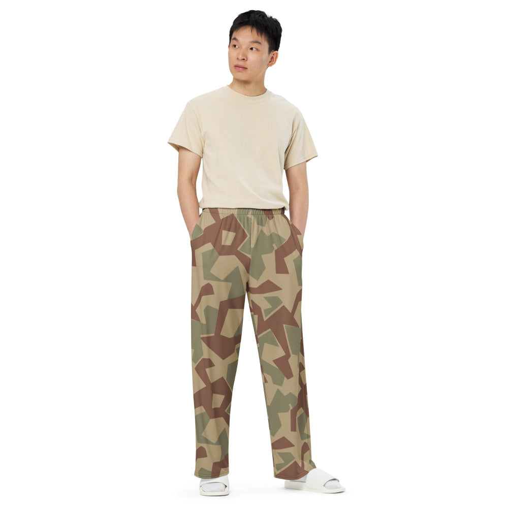 Bulgarian 1951 Splinter CAMO unisex wide-leg pants - Unisex Wide-Leg Pants