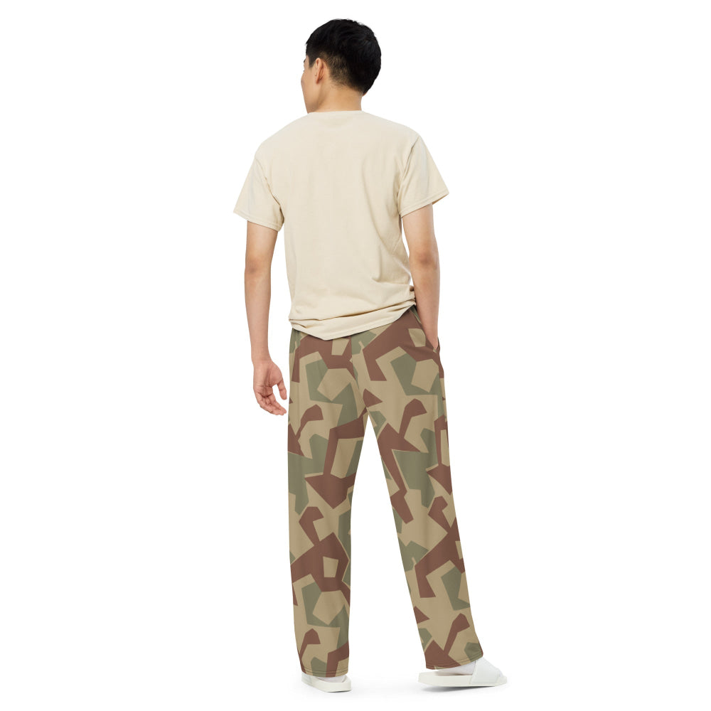 Bulgarian 1951 Splinter CAMO unisex wide-leg pants - Unisex Wide-Leg Pants