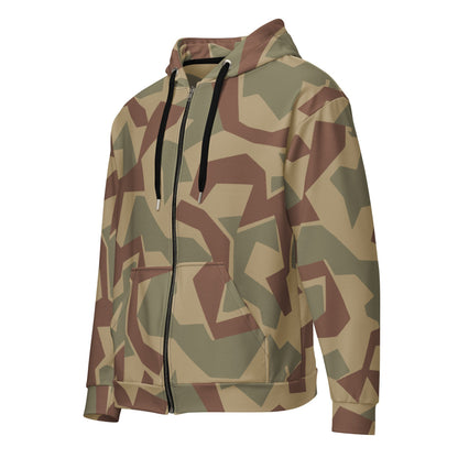 Bulgarian 1951 Splinter CAMO Unisex zip hoodie - 2XS - Zip Hoodie