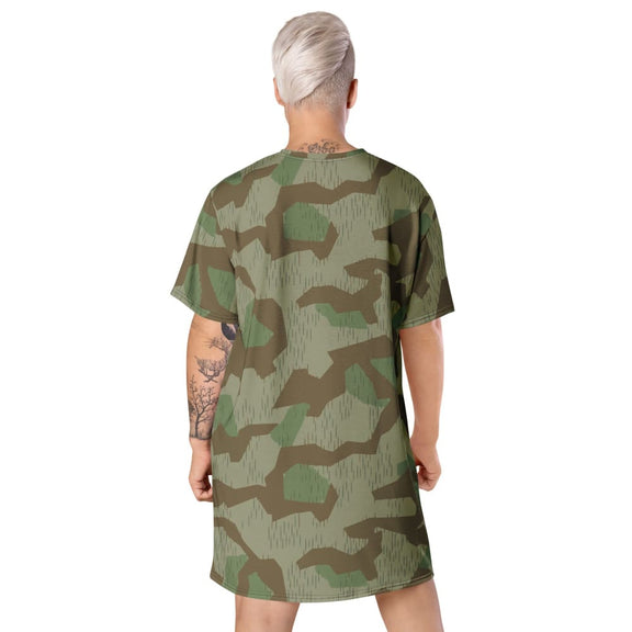 Bulgarian 1968 Airborne Splinter CAMO T-shirt dress