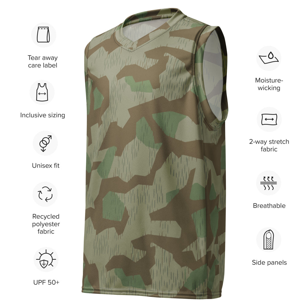 Bulgarian 1968 Airborne Splinter CAMO unisex basketball jersey - Unisex Basketball Jersey