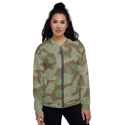 Bulgarian 1968 Airborne Splinter CAMO Unisex Bomber Jacket