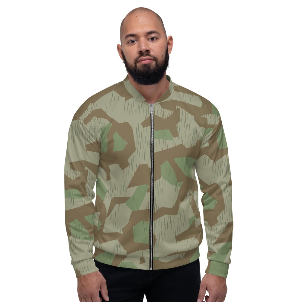 Bulgarian 1968 Airborne Splinter CAMO Unisex Bomber Jacket