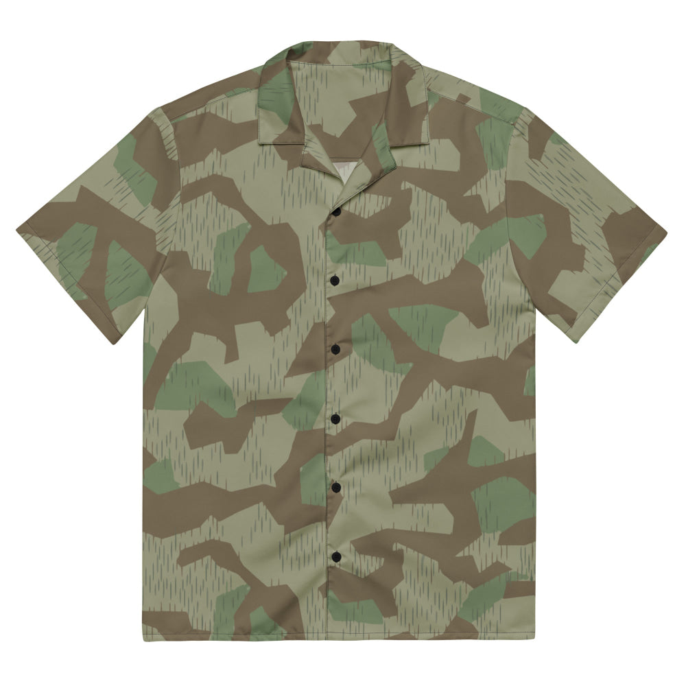 Bulgarian 1968 Airborne Splinter CAMO Unisex button shirt - 2XS - Button Shirt