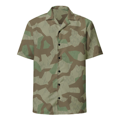 Bulgarian 1968 Airborne Splinter CAMO Unisex button shirt - Button Shirt