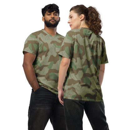 Bulgarian 1968 Airborne Splinter CAMO unisex sports jersey - 2XS - Unisex Sports Jersey