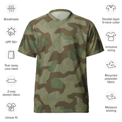 Bulgarian 1968 Airborne Splinter CAMO unisex sports jersey - Unisex Sports Jersey