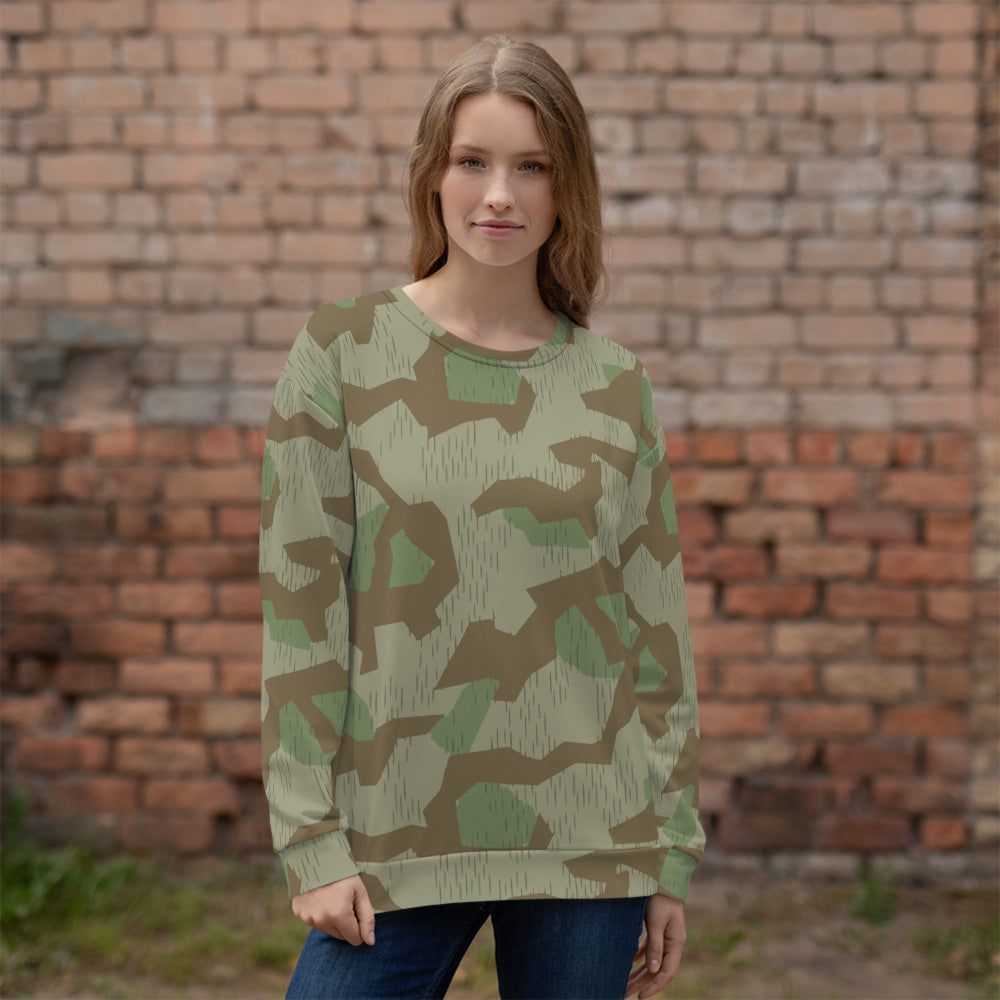 Bulgarian 1968 Airborne Splinter CAMO Unisex Sweatshirt