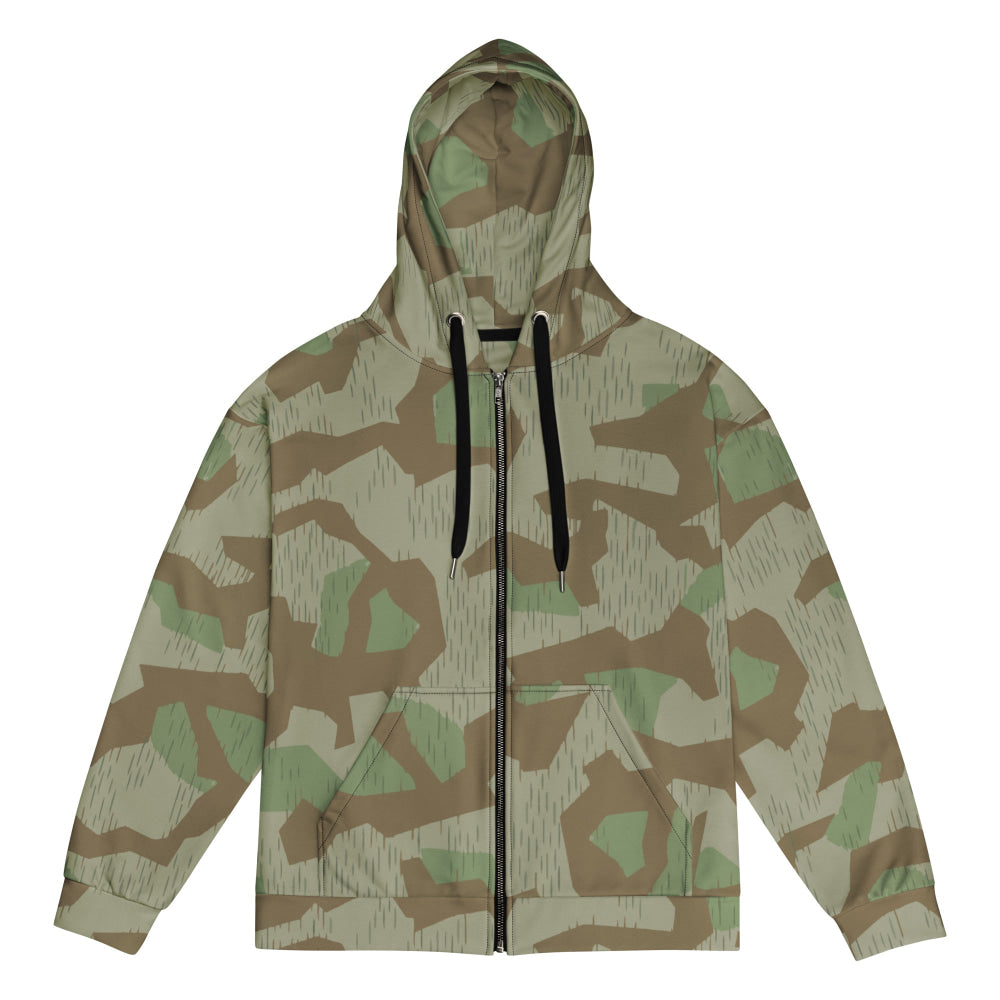 Bulgarian 1968 Airborne Splinter CAMO Unisex zip hoodie - Zip Hoodie