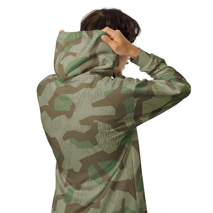 Bulgarian 1968 Airborne Splinter CAMO Unisex zip hoodie - Zip Hoodie