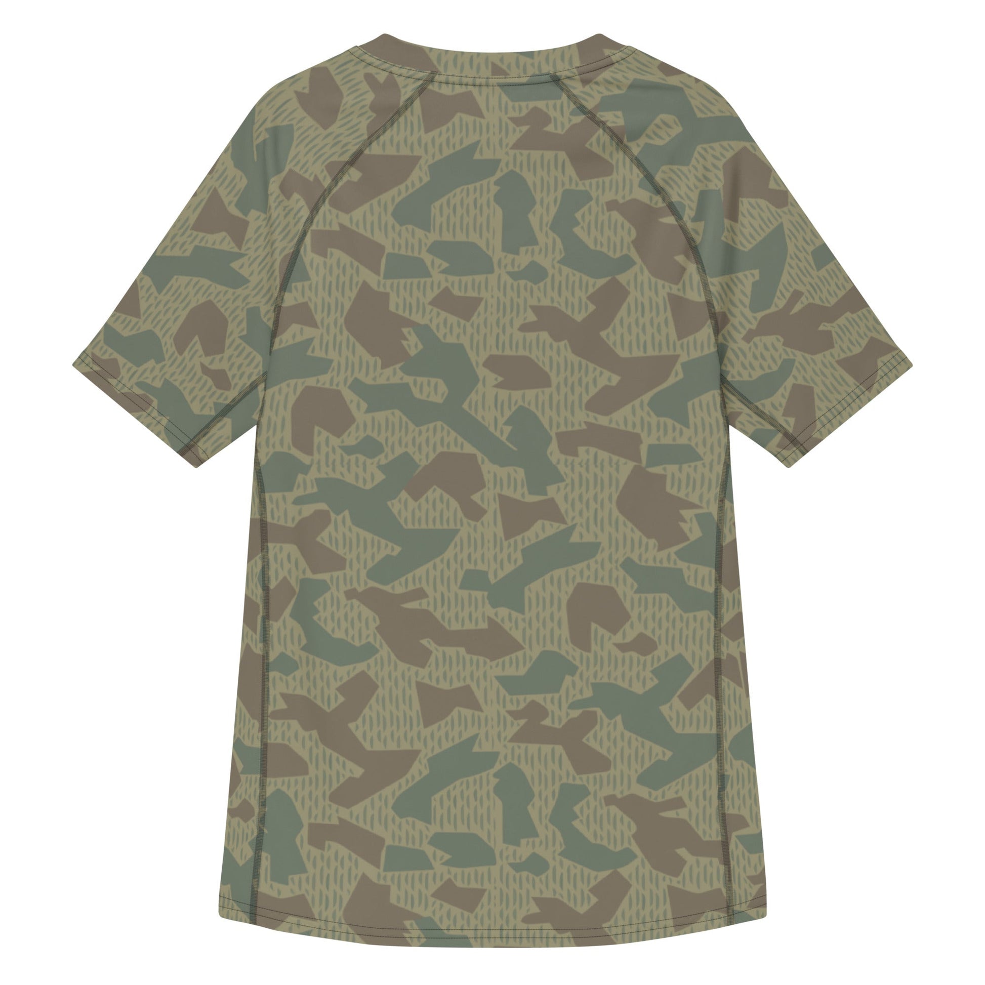 Bulgarian 1979 Splinter Airborne CAMO Mens Short-Sleeve Rash Guard - Short-sleeve Guards